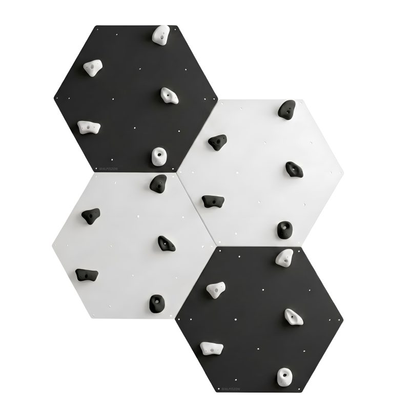 Hexagon klimwand voor binnen