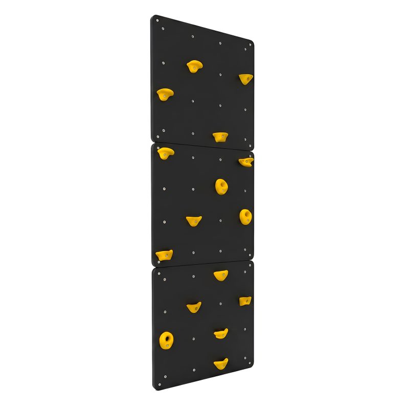 Klimwand voor binnen met krijtbord