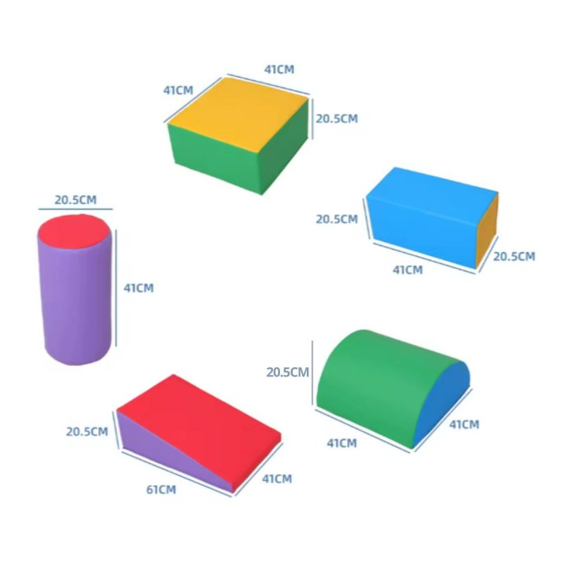 Soft play speelset Colorful