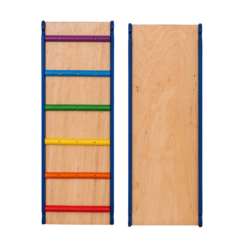 2-in-1 indoor houten glijbaan Woodiko