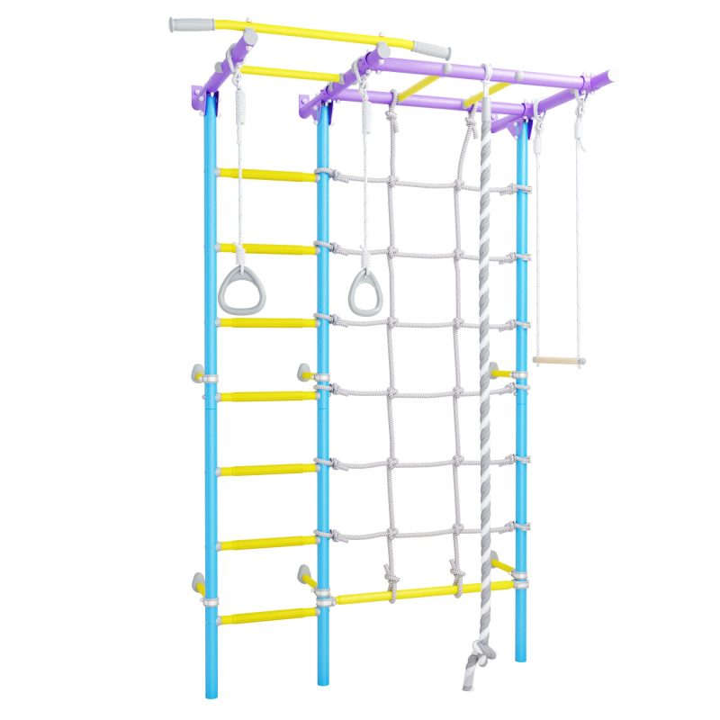 Klimrek met Monkey Bars Komeet Next 5 - paars