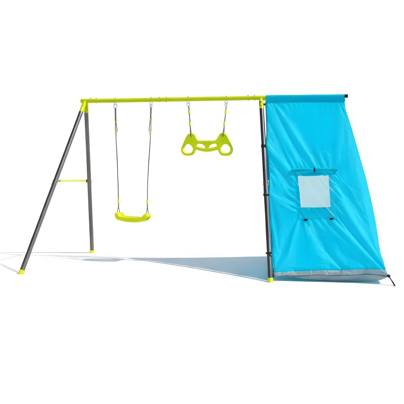 Tuin speeltoestel met klimrek Deluxe met tent