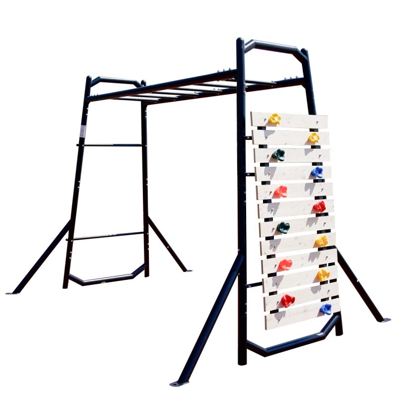Tuin speeltoestel Monkey Bars met klimwand