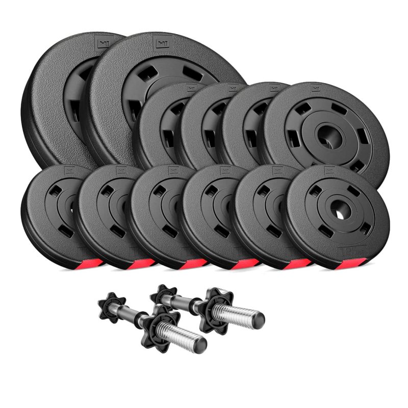 Set kunststof halterschijven 30 kg